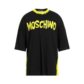 【送料無料】 モスキーノ メンズ Tシャツ トップス T-shirts Black
