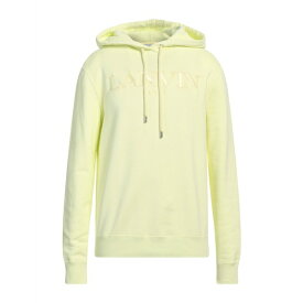 【送料無料】 ランバン メンズ パーカー・スウェットシャツ アウター Sweatshirts Light yellow
