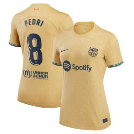 ナイキ レディース ユニフォーム トップス Pedri Barcelona Nike Women's 2022/23 Away Replica Player Jersey Gold
