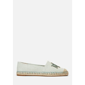 ラルフローレン レディース サンダル シューズ CAMERYN LOGO FLAT - Espadrilles - soft laurel/ntrl/soft laurel