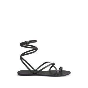 �}�l�r ���f�B�[�X �T���_�� �V���[�Y X alex rivi��¨re studio valentina ankle-tie flat sandals Black