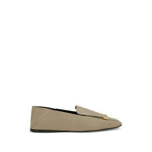 �Z���W�I���b�V ���f�B�[�X �X���b�|���E���[�t�@�[ �V���[�Y Sr evolv logo-detail leather loafers Neutrals