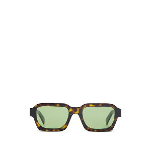 ���g���X�[�p�[�t���[�`���[ �����Y �T���O���X�E�A�C�E�F�A �A�N�Z�T���[ Caro tortoiseshell-effect sunglasses Brown
