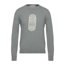 【送料無料】 ガバルディン メンズ ニット&セーター アウター Sweaters Grey