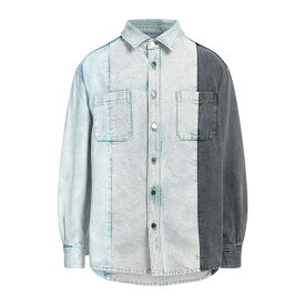 【送料無料】 フォートゥーフォー メンズ シャツ トップス Denim shirts Blue