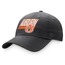 トップ・オブ・ザ・ワールド メンズ 帽子 アクセサリー Auburn Tigers Top of the World Slice Adjustable Hat Charcoal