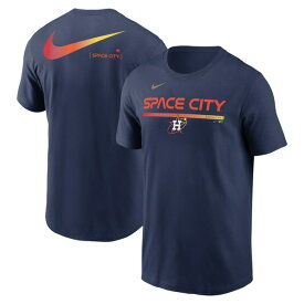 ナイキ メンズ Tシャツ トップス Houston Astros Nike 2Hit Speed City Connect TShirt Navy