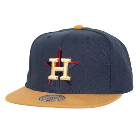 ミッチェル&ネス メンズ 帽子 アクセサリー Houston Astros Mitchell & Ness Work It Snapback Hat Navy