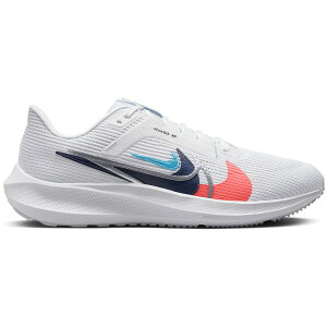 Nike �i�C�L �����Y �X�j�[�J�[ �yNike Pegasus 40 Premum White Multi-Color�z �T�C�Y US_7(25.0cm) Whtie/Multi-Color-Football Grey-Bright Mandarin