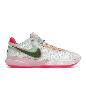 Nike �i�C�L �����Y �X�j�[�J�[ �yNike LeBron 20 Time Machine�z �T�C�Y US_10.5(28.5cm) Barely Green/Multi-color/Medium Soft Pink