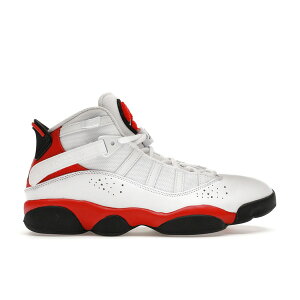 Jordan �W���[�_�� �����Y �X�j�[�J�[ �yJordan 6 Rings Cherry�z �T�C�Y US_7(25.0cm) White/Black/University Red