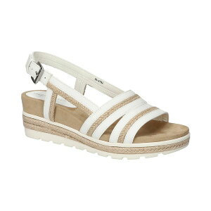 �C�[�W�[�X�g���[�g ���f�B�[�X �T���_�� �V���[�Y Women's Mel Wedge Heel Sandals White