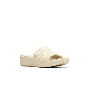 N[NX fB[X T_ V[Y Cloudsteppers Women's Drift Twist Slip-On Flat Sandals Cream