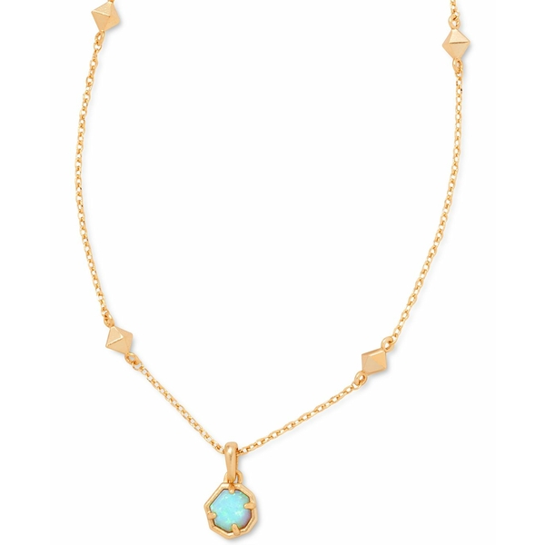 ケンドラスコット レディース ネックレス・チョーカー・ペンダントトップ アクセサリー Gemstone Pendant Necklace,  16" + 2" extender Aged Blue Kyocera Opal : asty