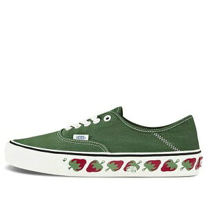 Vans �o���Y �����Y �X�j�[�J�[ �yVans Authentic Low Tops Non-Slip Lightweight Skateboarding Shoes Unisex Green VN0A3MU6VL9�z �T�C�Y US_6.5(24.5cm)
