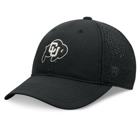 トップ・オブ・ザ・ワールド メンズ 帽子 アクセサリー Colorado Buffaloes Top of the World Liquesce Trucker Adjustable Hat Black