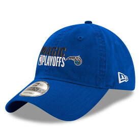 ニューエラ メンズ 帽子 アクセサリー Orlando Magic New Era 2024 NBA Playoffs 9TWENTY Adjustable Hat Blue