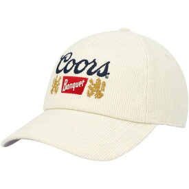アメリカンニードル メンズ 帽子 アクセサリー Coors American Needle Roscoe Corduroy Adjustable Hat Cream