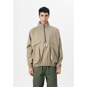 PCEFC Y T_ V[Y HALF ZIP UNISEX - Summer jacket - beige taupe