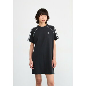 AfB_XIWiX fB[X s[X gbvX TEE DRESS - Jersey dress - black/white