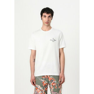 g~[ qtBK[ Y T_ V[Y OUTLINE FLAG SCRIPT TEE UNISEX - Print T-shirt - white