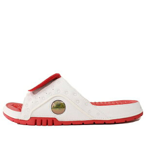 Air Jordan W[_ Y Xj[J[ yAir Jordan Hydro 13 Slide 'White Red' 684915-121z TCY US_9(27.0cm)