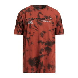 【送料無料】 シーピーカンパニー メンズ Tシャツ トップス T-shirts Brick red