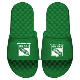 アイスライド メンズ サンダル シューズ New York Rangers ISlide St. Patrick's Day Slide Sandals Kelly Green