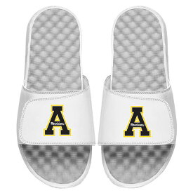 アイスライド メンズ サンダル シューズ Appalachian State Mountaineers ISlide Primary Logo Slide Sandals White