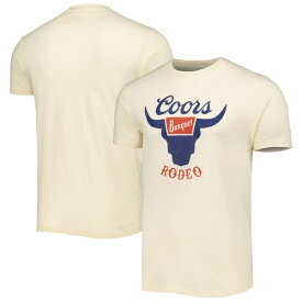 アメリカンニードル メンズ Tシャツ トップス Coors American Needle Brass Tacks TShirt Cream