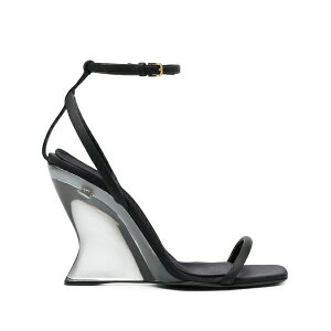 �Z���W�I���b�V ���f�B�[�X �T���_�� �V���[�Y Evangelie 100mm wedge sandals Black