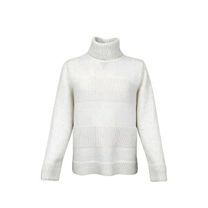 �f�B�[�E�G�N�X�e���A ���f�B�[�X �j�b�g&�Z�[�^�[ �A�E�^�[ Roll-neck striped sweater Neutrals