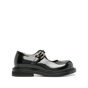 ���X�L�[�m ���f�B�[�X �T���_�� �V���[�Y Leather mary jane flats Black
