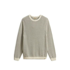 �E�[�� ���b�` �����Y �j�b�g&�Z�[�^�[ �A�E�^�[ Striped crew-neck sweater Neutrals