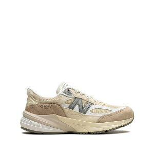 �j���[�o�����X �����Y �X�j�[�J�[ �V���[�Y Made in usa 990v6 cream sneakers Neutrals