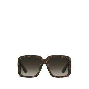 ���X�L�[�m ���f�B�[�X �T���O���X���A�C�E�F�A �A�N�Z�T���[ Tortoiseshell-effect square-frame sunglasses Brown