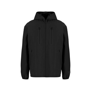 �Z�[�u�U�_�b�N �����Y �R�[�g �A�E�^�[ Zack hooded zip-up jacket Black