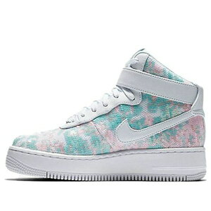 Nike �i�C�L ���f�B�[�X �X�j�[�J�[ �y(WMNS) Nike Air Force 1 Upstep Hi LX 'Sequin Fabric' 898422-100�z �T�C�Y US_5(22.0cm)