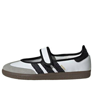 adidas �A�f�B�_�X ���f�B�[�X �X�j�[�J�[ �y(WMNS) adidas Samba Jane 'White Black' KZ6691�z �T�C�Y US_7(24.0cm)