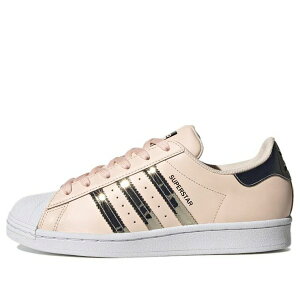 adidas �A�f�B�_�X ���f�B�[�X �X�j�[�J�[ �y(WMNS) adidas Superstar 'Metallic 3 Stripes - Pink Tint' FW5014�z �T�C�Y US_6(23.0cm)
