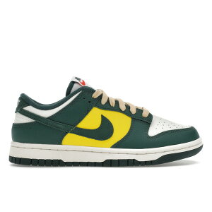Nike �i�C�L ���f�B�[�X �X�j�[�J�[ �yNike Dunk Low SE Noble Green (Women's)�z �T�C�Y US_9(26.0cm) Sail/Opti Yellow/Picante Red/Noble Green