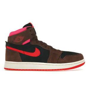 Jordan �W���[�_�� ���f�B�[�X �X�j�[�J�[ �yJordan 1 High Zoom Air CMFT 2 Cacao Wow Picante Red (Women's)�z �T�C�Y US_5.5(22.5cm) Cacao Wow/Picante Red/Black/Hyper Pink/Sail