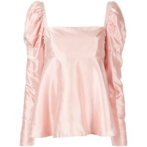 �}�b�O���[ ���f�B�[�X �V���c �g�b�v�X Romantic puff sleeve top Pink