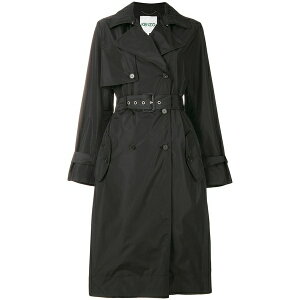 �P���]�[ ���f�B�[�X �R�[�g �A�E�^�[ Oversized trench coat Black
