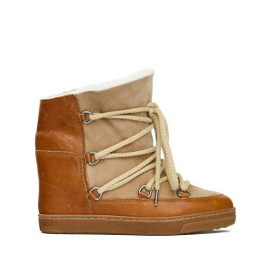 �C�U�x�� �}���� ���f�B�[�X �u�[�c �V���[�Y Nowles suede ankle boots Brown
