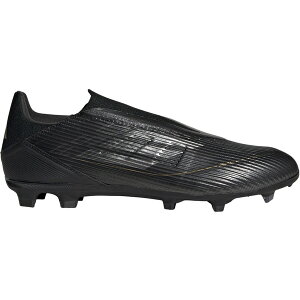adidas AfB_X Y Xj[J[ yadidas F50 League Laceless Firm/Multi-Ground Core Black Iron Metallic Gold Metallicz TCY US_12.5(30.5cm) Core Black/Iron Metallic/Gold Metallic