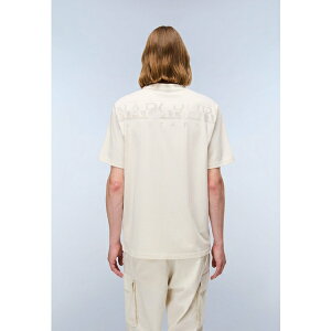 ips Y T_ V[Y FANES - Print T-shirt - beige dimity
