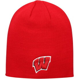 トップ・オブ・ザ・ワールド メンズ 帽子 アクセサリー Wisconsin Badgers Top of the World EZDOZIT Knit Beanie Red
