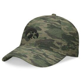 トップ・オブ・ザ・ワールド メンズ 帽子 アクセサリー Iowa Hawkeyes Top of the World OHT Military Appreciation Hound Adjustable Hat Camo