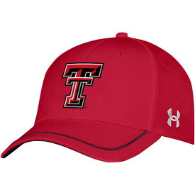 アンダーアーマー メンズ 帽子 アクセサリー Texas Tech Red Raiders Under Armour IsoChill Blitzing Accent Flex Hat Red